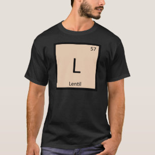 L - Linze Peulvrucht Chemie Periodiek Systeem Symb T-shirt