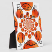 l Love Basketball the Game of Champions Plaque Fotoplaat (Zijkant)