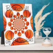 l Love Basketball the Game of Champions Plaque Fotoplaat (Zijkant)