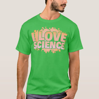 l Love Science Thema Thema Red T-shirt