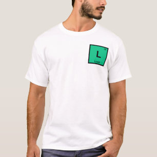 L - Lowell Massachusetts Scheikunde Periodiek Syst T-shirt