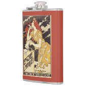 L. Marquet Ink Red-Headed Voman & Harp Heupfles (Links)