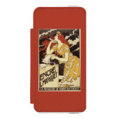 L. Marquet Ink Red-Headed Voman & Harp Incipio iPhone Portemonnee Hoesje (Voorkant Agenda)