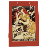 L. Marquet Ink Red-Headed Voman & Harp Medium Cadeauzakje (Voorkant)