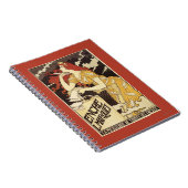 L. Marquet Ink Red-Headed Voman & Harp Notitieboek (Rechterzijde)