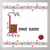 L middeleeuws Poster (Voorkant)