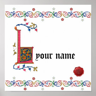 L middeleeuws Poster