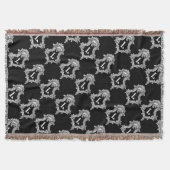 L Monogram Initiaal Drow Blanket Deken (Voorkant)
