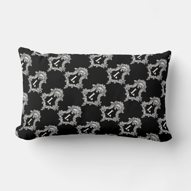 L Monogram Initiaal Pillow Kussen (Voorkant)