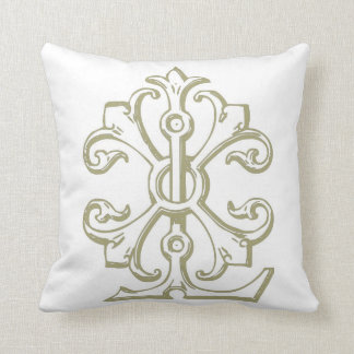 L Monogram Pillow #2 Kussen