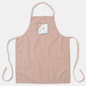 L Monogram stofpervlape Stripe Terracotta Butterfl Schort (Voorkant)
