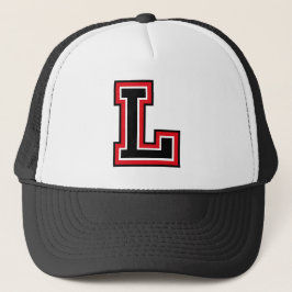 "L" Monogram Trucker Hat Pet