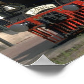 L&N 4-6-2 met "Flying Scotsman" Poster (Hoek)