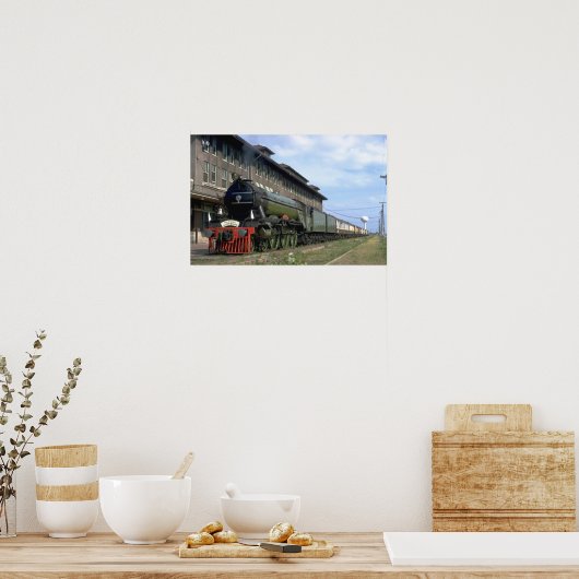 L&N 4-6-2 met "Flying Scotsman" Poster (Keuken)