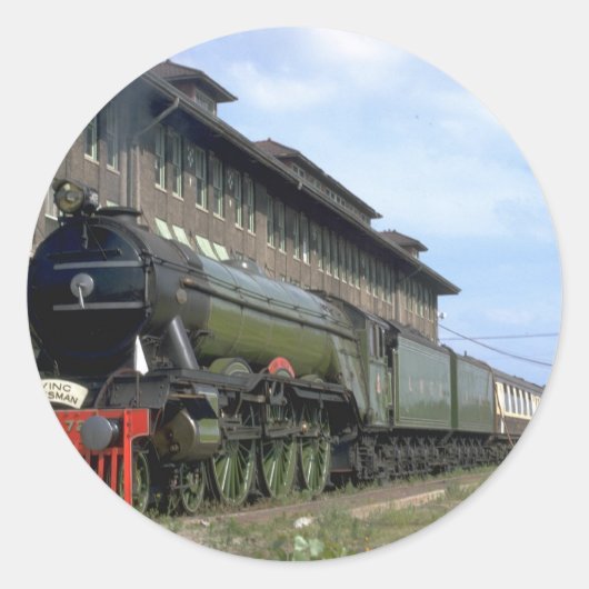 L&N 4-6-2 met "Flying Scotsman" Ronde Sticker (Voorkant)