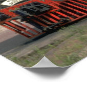 L&N 4-6-2 met "Flying Scotsman_Trains Poster (Hoek)