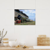 L&N 4-6-2 met "Flying Scotsman_Trains Poster (Keuken)