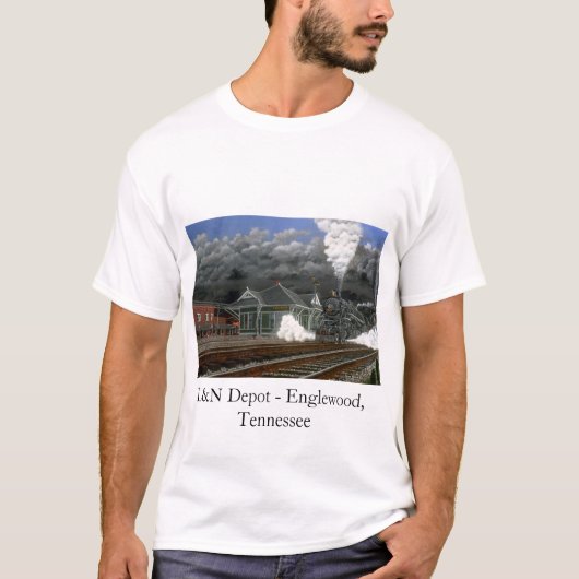 L&N Depot - Englewood, Tennessee T-shirt (Voorkant)