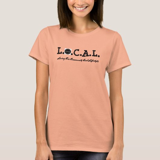 L.O.C.A.L. Boxy girl shirt (Voorkant)