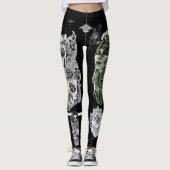 L.O.D.-tattoo bevat leggings in zwart (Voorkant)
