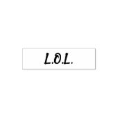 L.O.L. Laughing Out Loud Zelfinktende Stempel (Design)