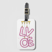 L O V E BAGAGELABEL (Voorkant (verticaal))