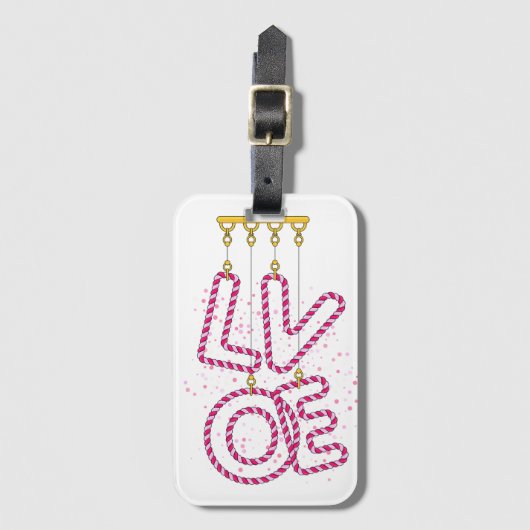 L O V E BAGAGELABEL (Voorkant (verticaal))
