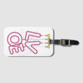 L O V E BAGAGELABEL (Voorkant (horizontaal))