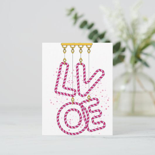 L O V E BRIEFKAART (Staand voorkant)