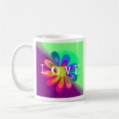 L O V E en P E A C E Vloeibare koffie-Mok Koffiemok (Links)