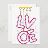 L O V E FEESTDAGENKAART (Voorkant / Achterkant)