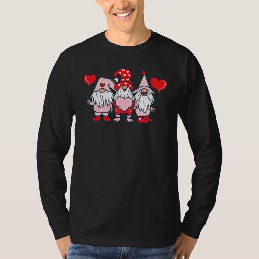L O V E Gnome Happy Valentineu2019s Day T-shirt (Voorkant)