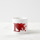 L.O.V.E. Harten Espresso Kop (Voorkant)