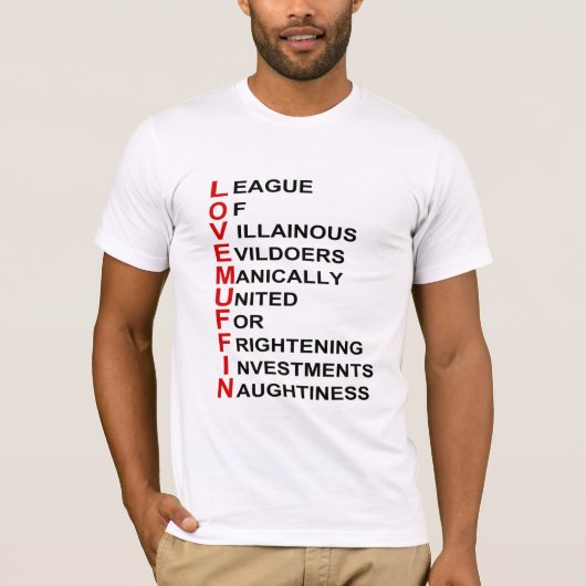 L.O.V.E.M.U.F.I.N. T-SHIRT (Voorkant)