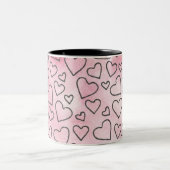 L.O.V.E. over koffie-Mok Tweekleurige Koffiemok (Center)