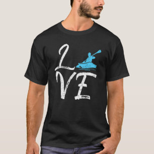L o v e roeier voor roeiers roeiteam t-shirt