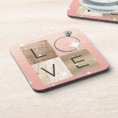 L-o-v-e Tegels Bier Onderzetter (Linkerzijde)