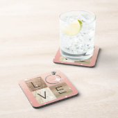 L-o-v-e Tegels Bier Onderzetter (Rechterzijde)