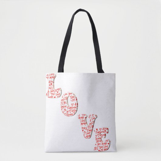 L O V E TOTE BAG (Voorkant)