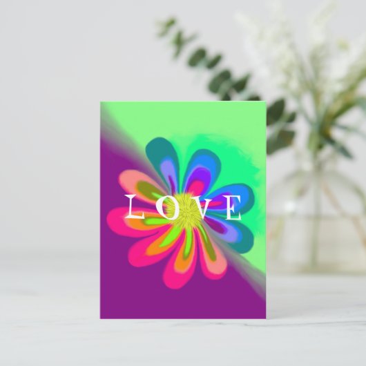 L O V E-ventilator Briefkaart (Staand voorkant)