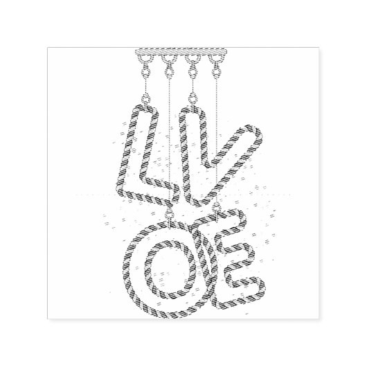 L O V E ZELFINKTENDE STEMPEL (Design)