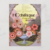 l Odalisque Perfume Label Briefkaart (Voorkant)