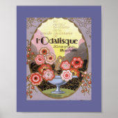 l Odalisque Perfume Label Poster (Voorkant)