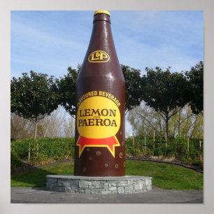 L&P-fles, Paeroa Poster