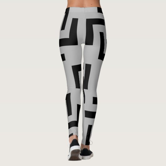 L Patroon legging (Achterkant)