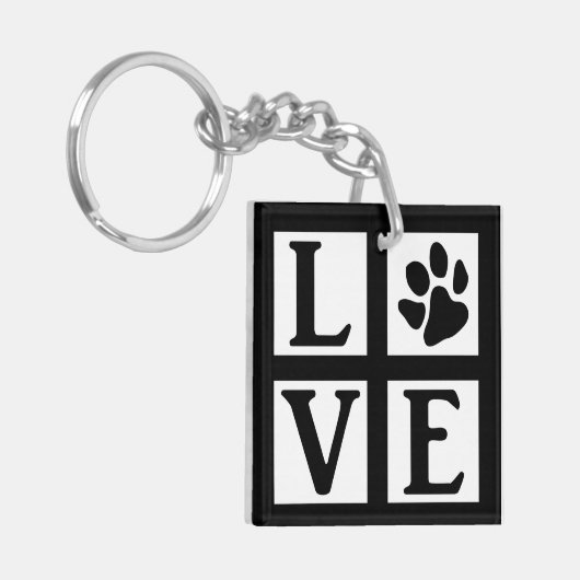 L-paw-VE boxed (aangepaste kleuren) Sleutelhanger (Voorkant Links)