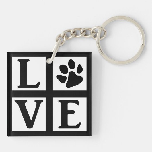 L-paw-VE boxed (aangepaste kleuren) Sleutelhanger (Achterkant)