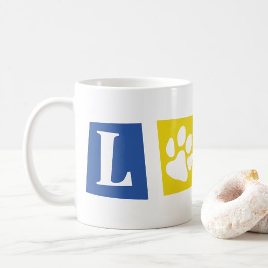 L-paw-VE Retro Koffiemok (Met donut)