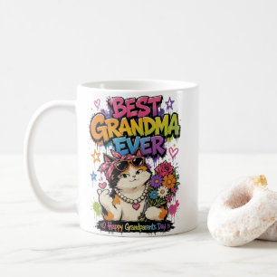 L&S Beste Oma Ooit Kat Gelukkige Grootouders Koffiemok