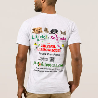 L & S bewustzijn lichte achtergrond T-shirt